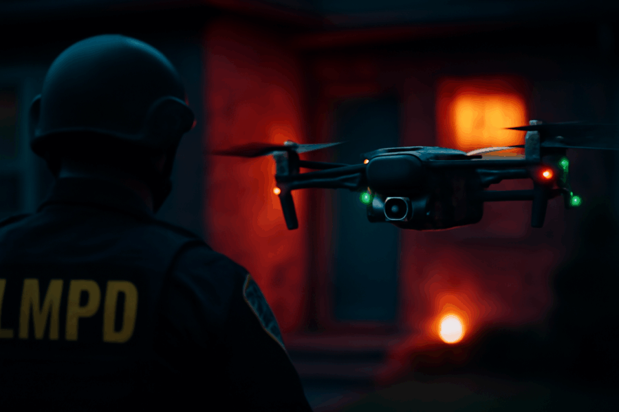 LMPD Deploys Drone & Blasting Tech to End Standoff Without Gunfire